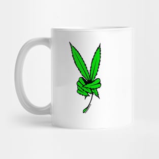 Marijuana Leaf Peace Mug